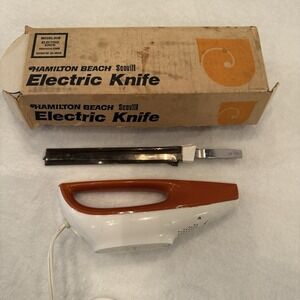 Vintage Hamilton Beach Scovill - Electric Knife - Model 279 Brick Tested Working